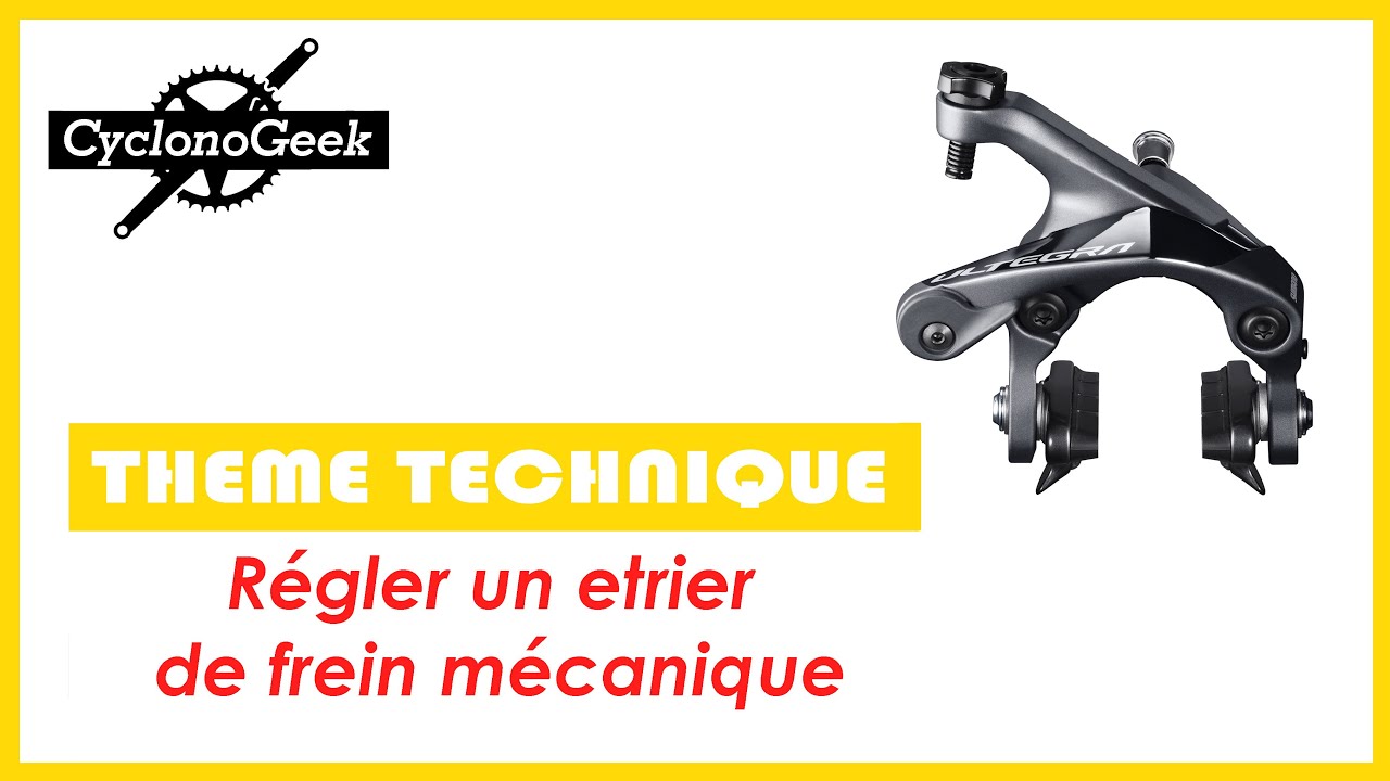 Régler un étrier de frein mécanique