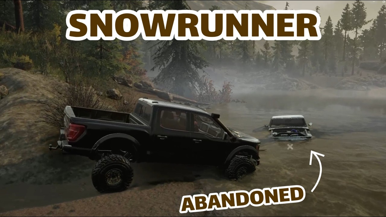 I Rescued an Abandoned Ford Ranger From the River! | SnowRunner Recovery Mission