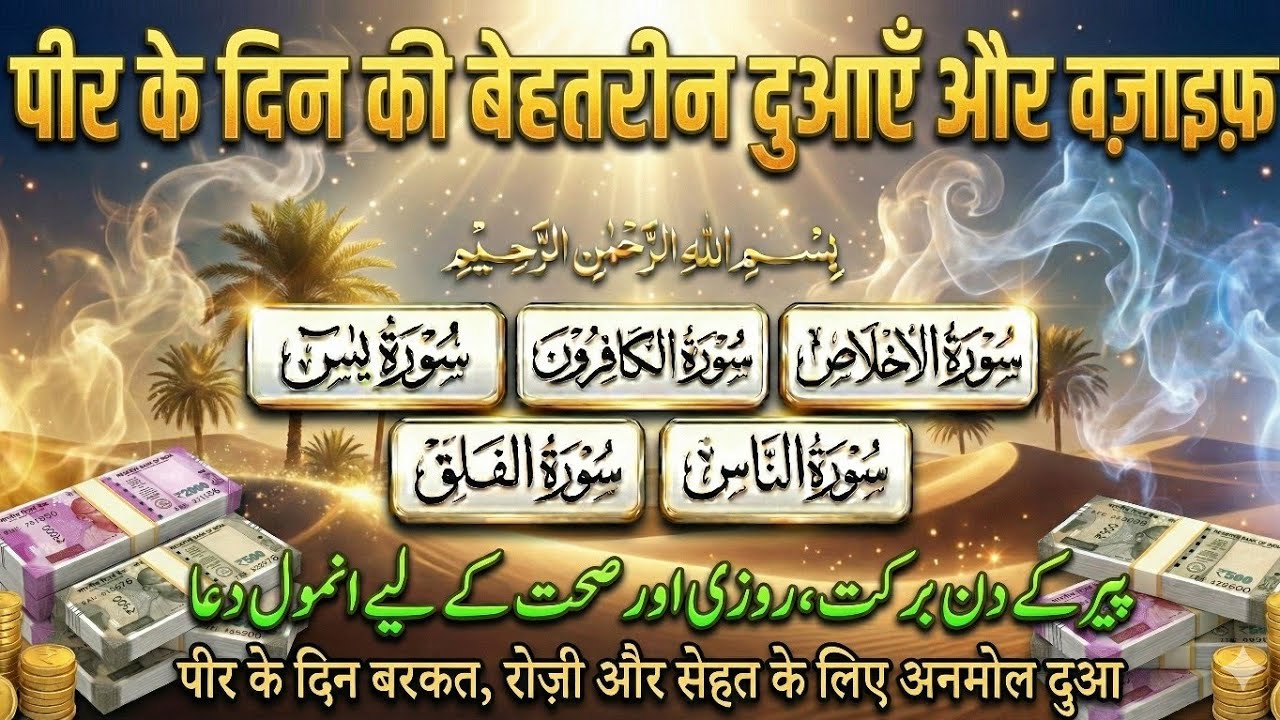 Monday Ko Surah Yaseen Recitation | Rizq Ki Tangi Door Hogi, Ghar Mein Paisa Aayega