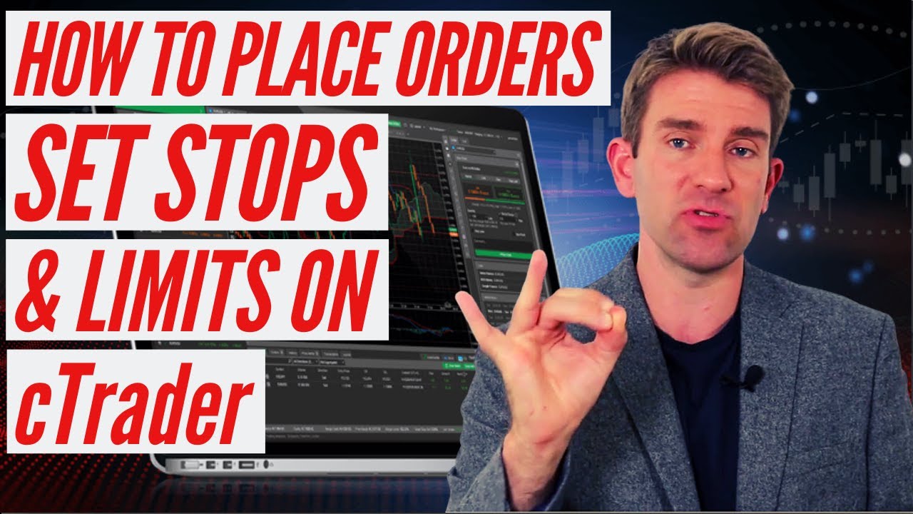 Как размещать ордера, устанавливать стопы и лимиты на cTrader 👍