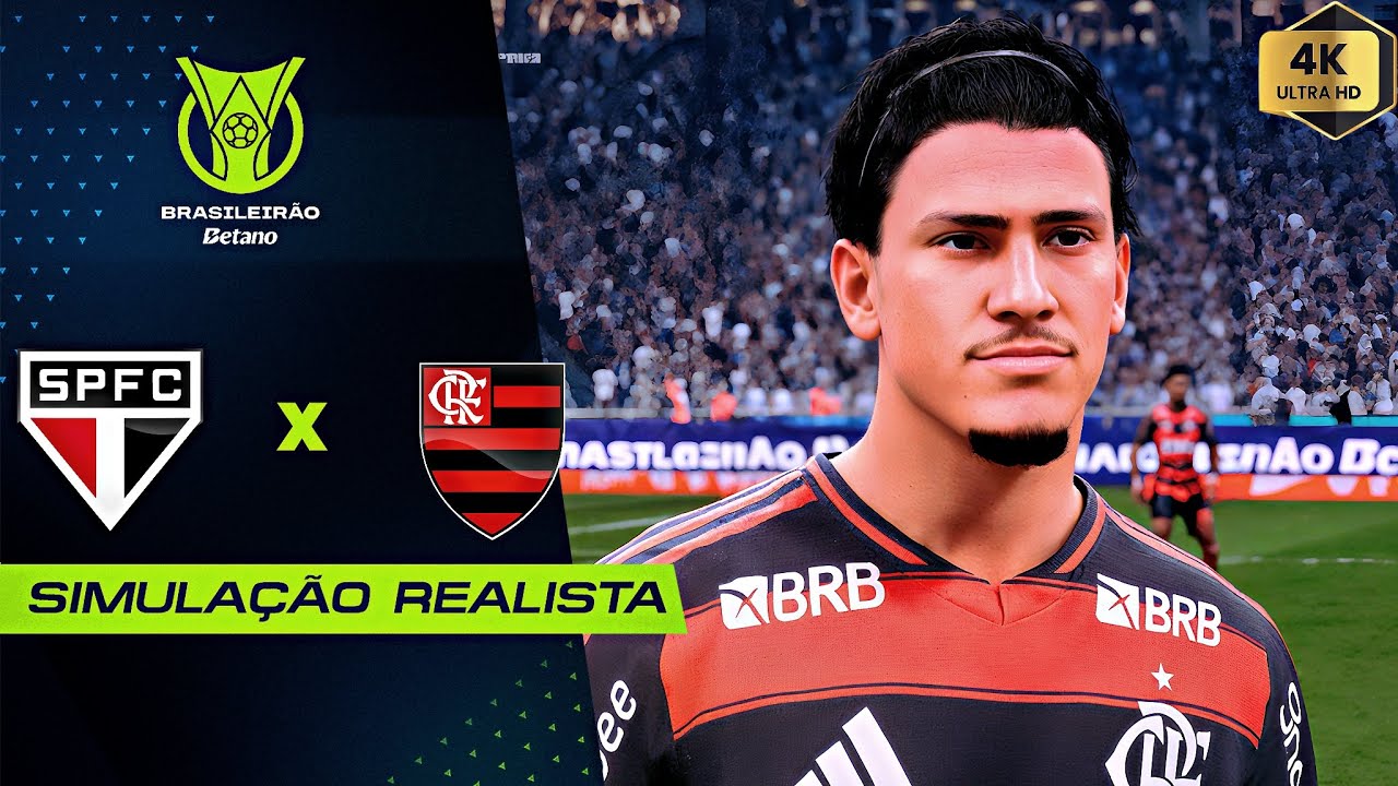 FC 26 4K - São Paulo vs Flamengo | Brasileirão 2026 | Simulação Realista.