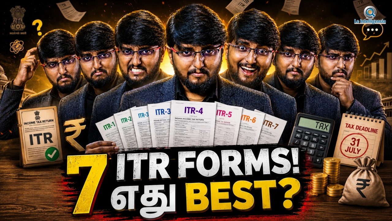 7 Types of ITR Forms -  Which ITR Form You Should File?