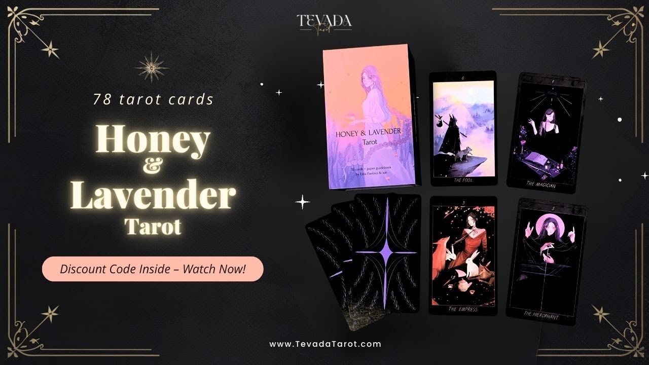 Honey & Lavender Tarot Flip Through | Soft Gothic Shadow Work Deck Review