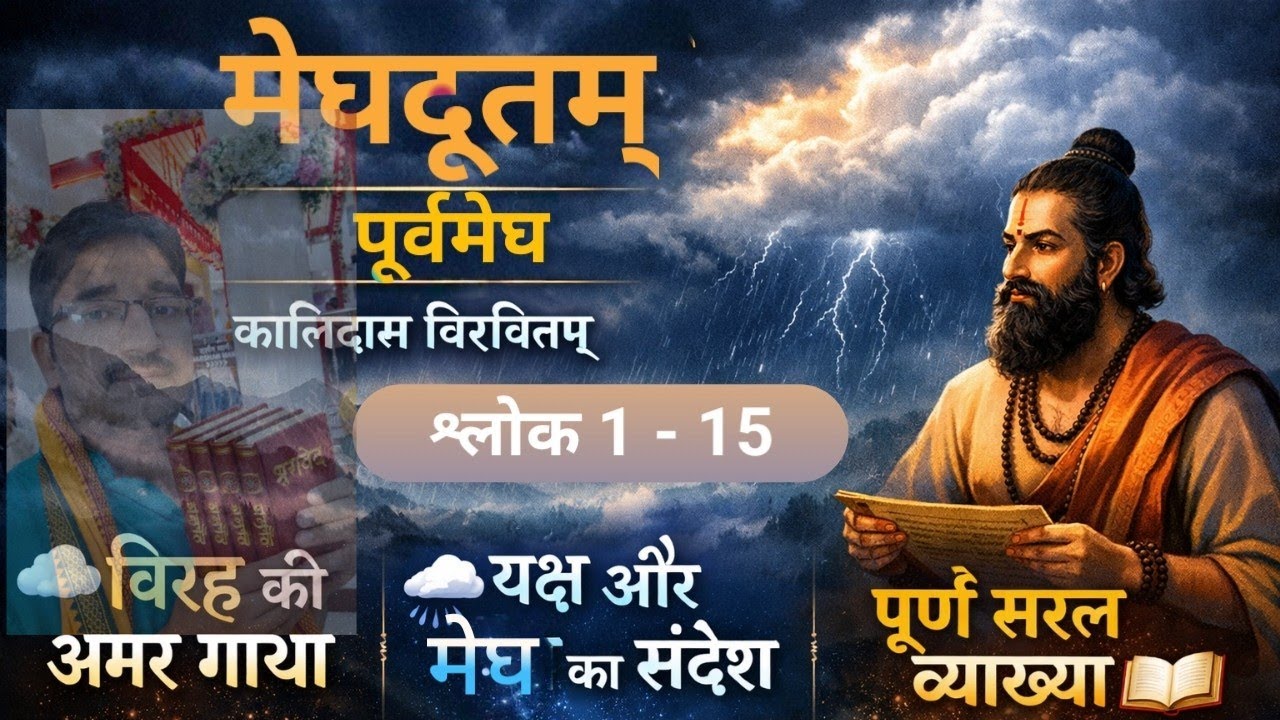 मेघदूतम् पूर्वमेघ कविकालिदास विरचित 