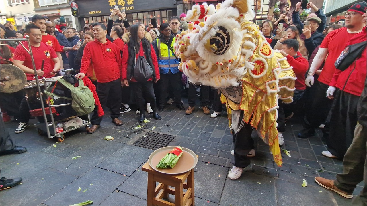 Tang's Pak Mei performed Lion Dance for 6 HOURS STRAIGHT NON-STOP for CNY 2026 | Chinatown London