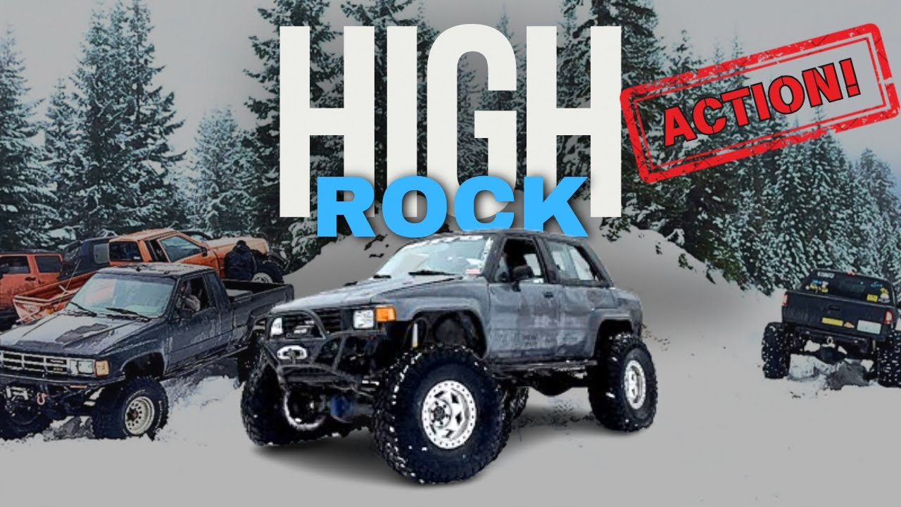 High Rock Snow Wheeling Action