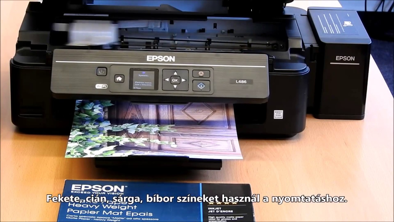 Epson L486 nyomtat&aacute;si tesztje