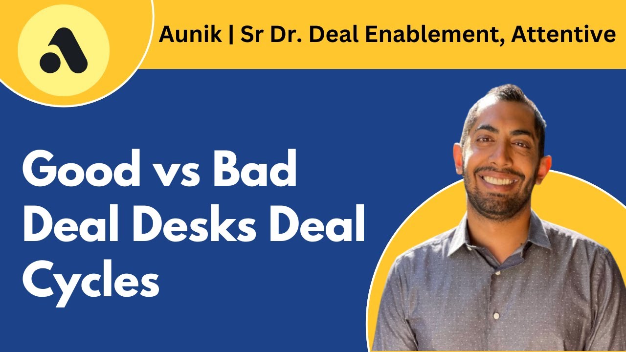 Ep19: Deal Desks, SaaS Pricing & the Backbone of RevOps | Aunik, Sr Dr, Deal Enablement, Attentive