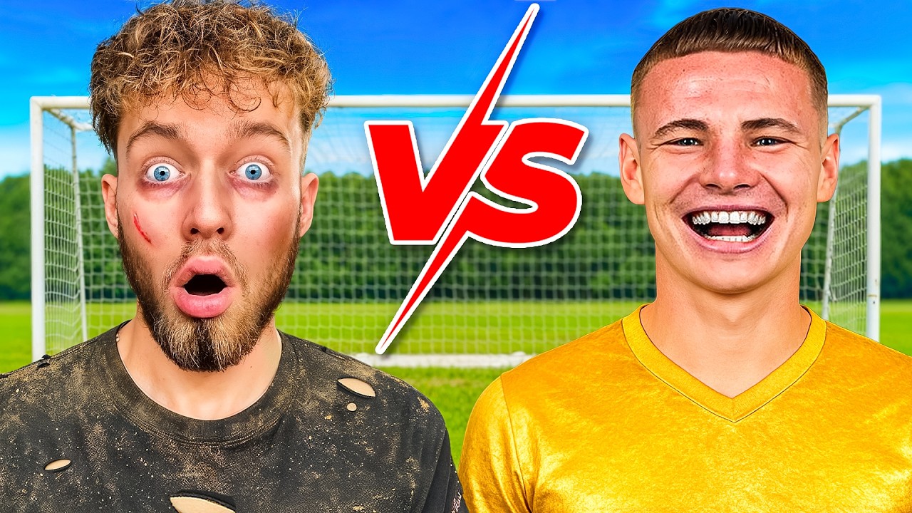 1 Kč vs 5,000,000 Kč Fotbalista!