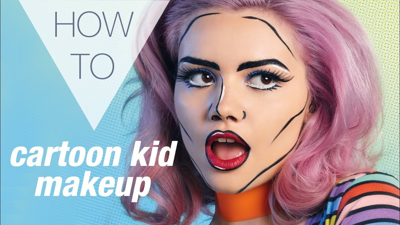 CARTOON POP ART | HALLOWEEN | HOW TO MAKEUP TUTORIAL