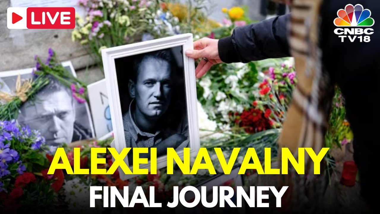 Alexei Navalny Funeral LIVE | Navalny's Farewell Service in Moscow | Putin News | Russia News |IN18L