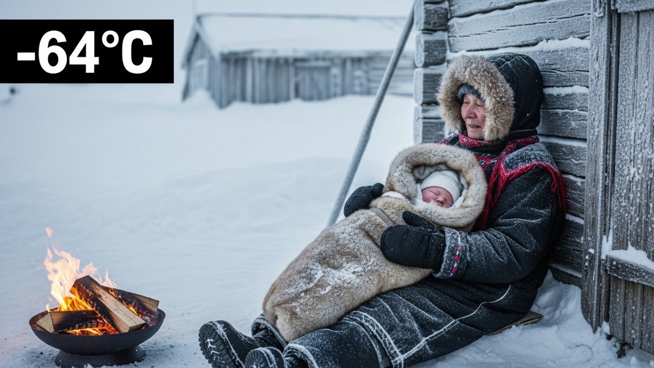 Day in the Life with a Newborn at −64°C (−83°F) in the Coldest City on Earth