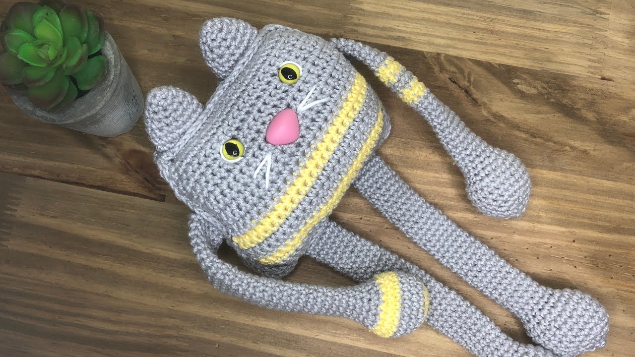Gatinho Ragdoll amigurumi Lúdico e Sensorial | estica braços e pernas | Débora Travasso #youtube