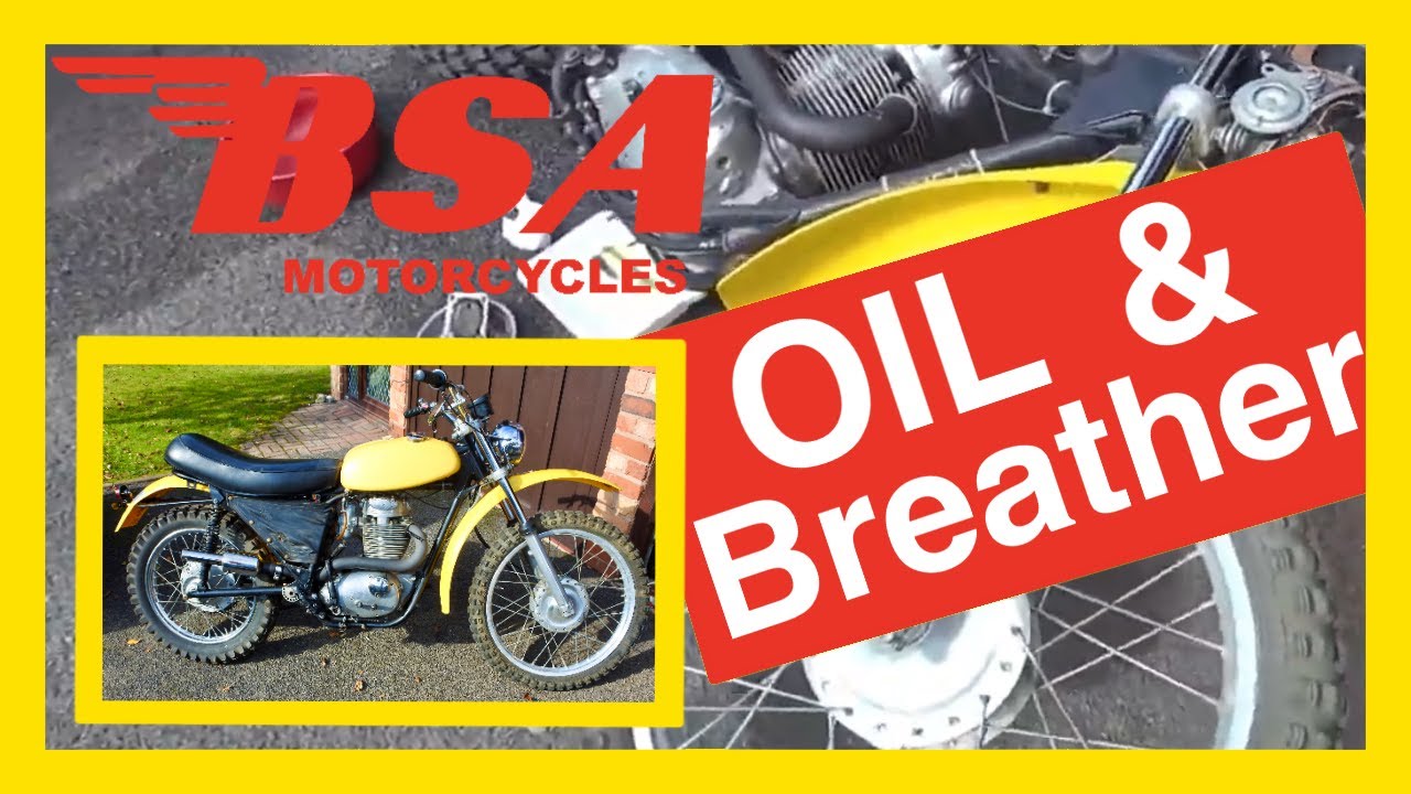 1971 BSA B50 Oil in Frame Strainer, Carb Removal, Breather