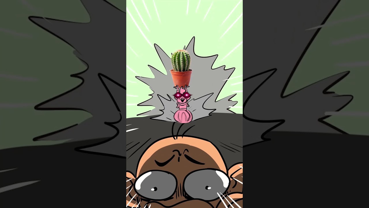 Анимированный D&D: Удар исцеляющего кактуса! 🌵 #dnd #dnd5e #dungeonsanddragons #ttrpg #animation ...