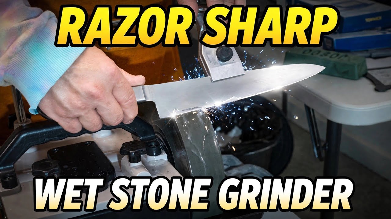 Can an Angle Setter Sharpen My Old Chef Knife with the help of the KS-123 by Tormek