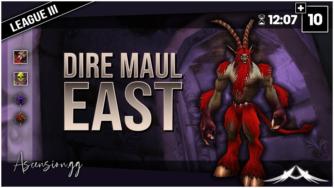Ascension League III: Mythic + 10 - 3 Chest Diremaul East - 12:07 - Manaforged Tank PoV