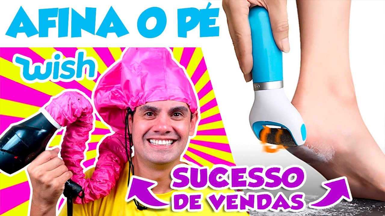 ✅ AFINADOR ELETRICO PARA O PÉ E CALCANHAR, DIFUSOR MÁGICO, ... TESTANDO COISAS DA WISH - Fubá online
