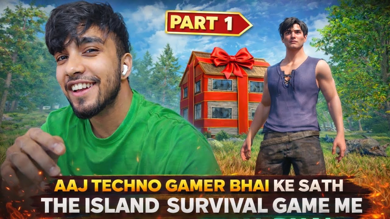 🔥 Techno bhai kahan se aa gaye Island Survival | Part 1