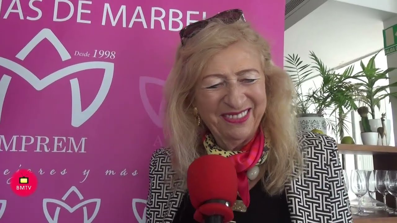 Almuerzo de Amprem Marbella en Restaurante la Navilla con varias entrevistas a empresarias