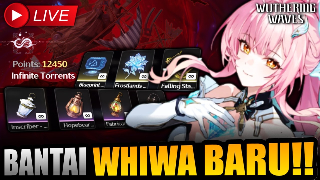 🔴[LIVE] TOKEN BARU SCAM SEMUA?! + Test Mic Baru - Free Endgame Piloting | Wuthering Waves Indonesia