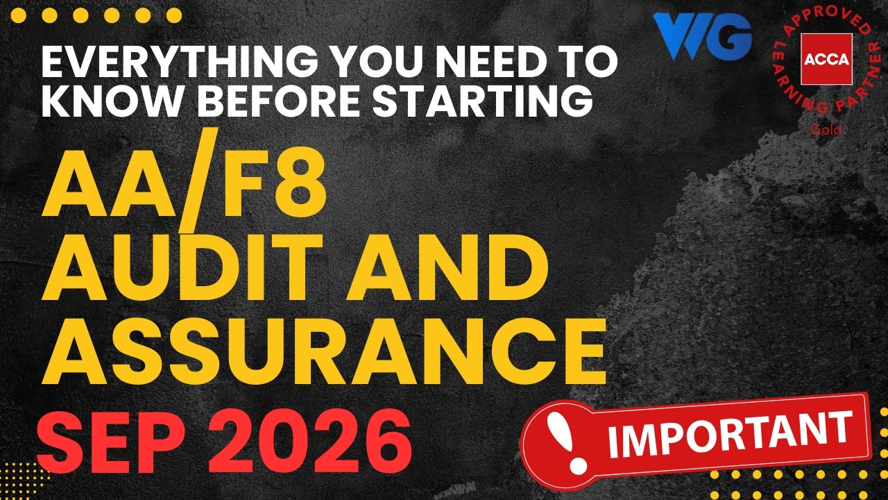 MUST WATCH! Everything you need to know before you start AA - Audit & Assurance | Score 85+ marks