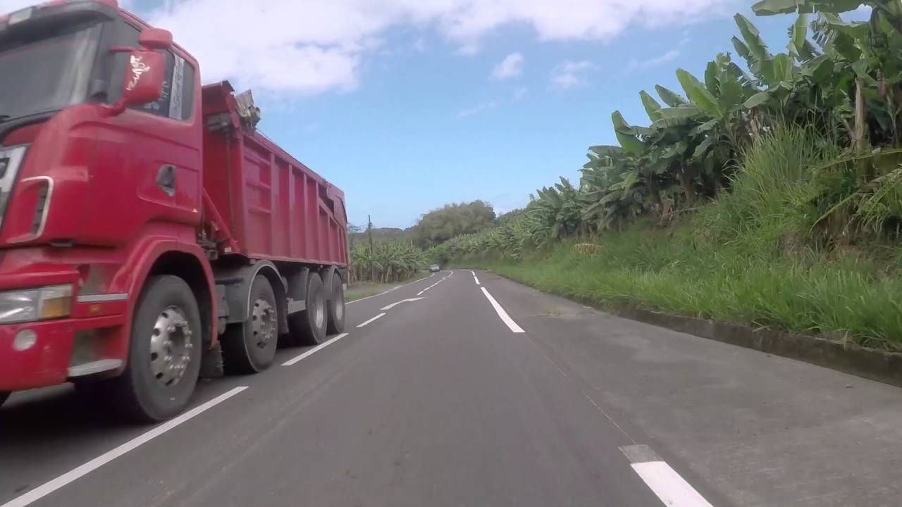 Martinique Route vers Le Carbet Partie 2, Gopro / Martinique Road to Le Carbet Part 2