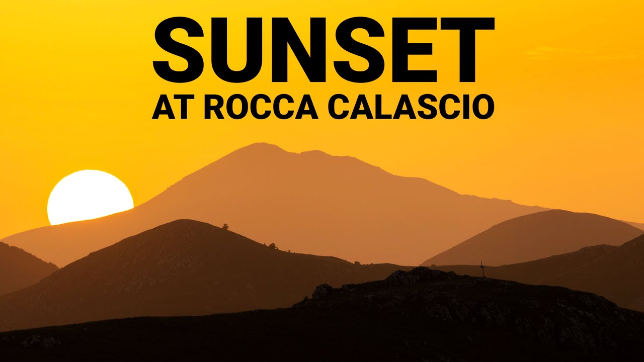 Sunset Landscape Photography at Rocca Calascio, Italy
