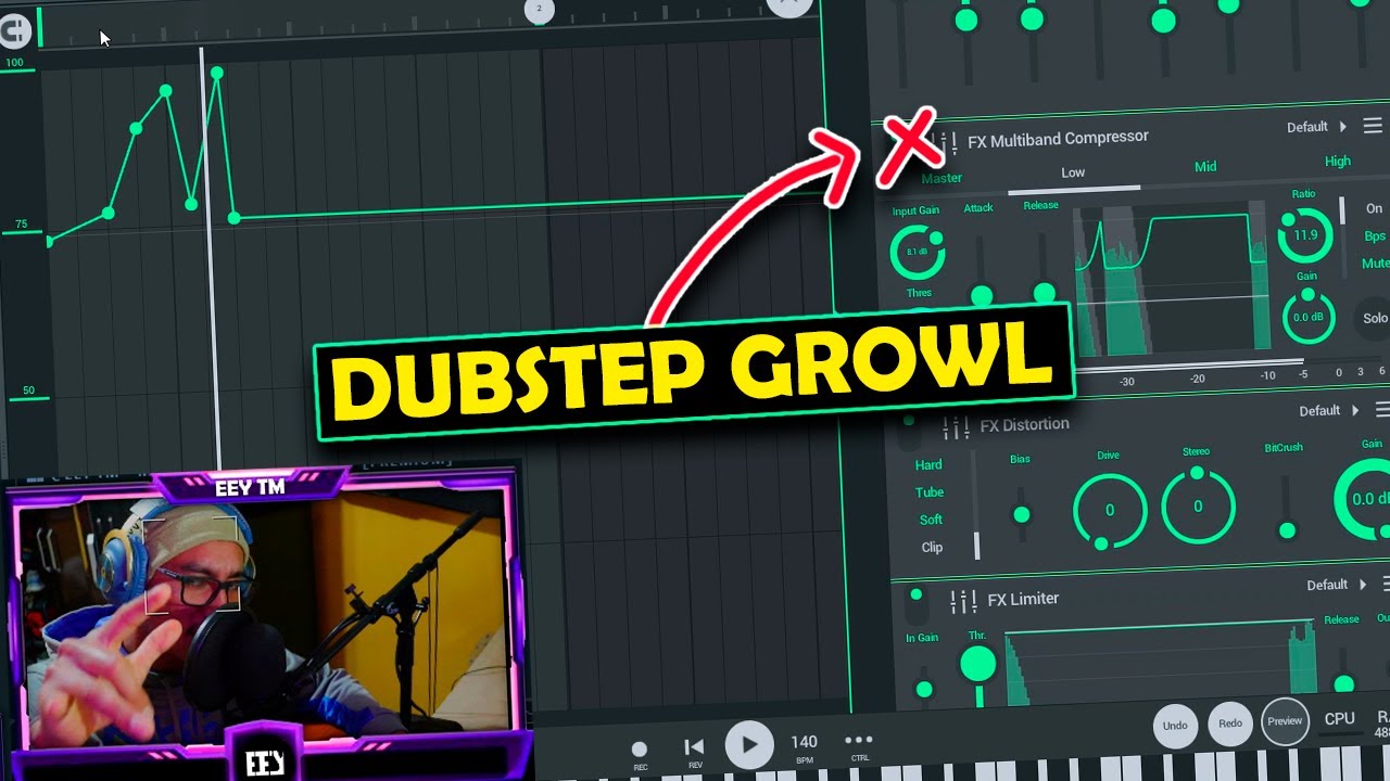 🔥🥶👉HACIENDO GROWLS PARA DUBSTEP DESDE CERO :c 🔥🙃 | SOUND DESIGN FLM | FL STUDIO MOBILE 🥵💎|