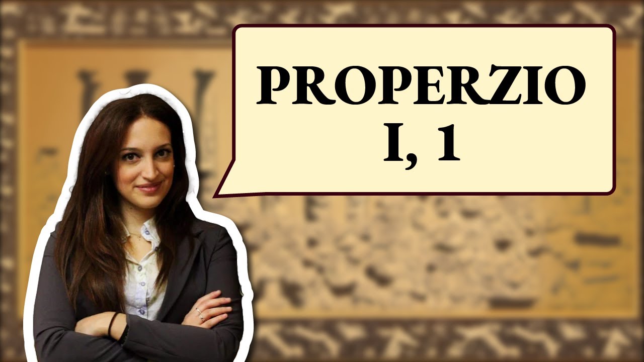 Lettura in metrica - Properzio I, 1