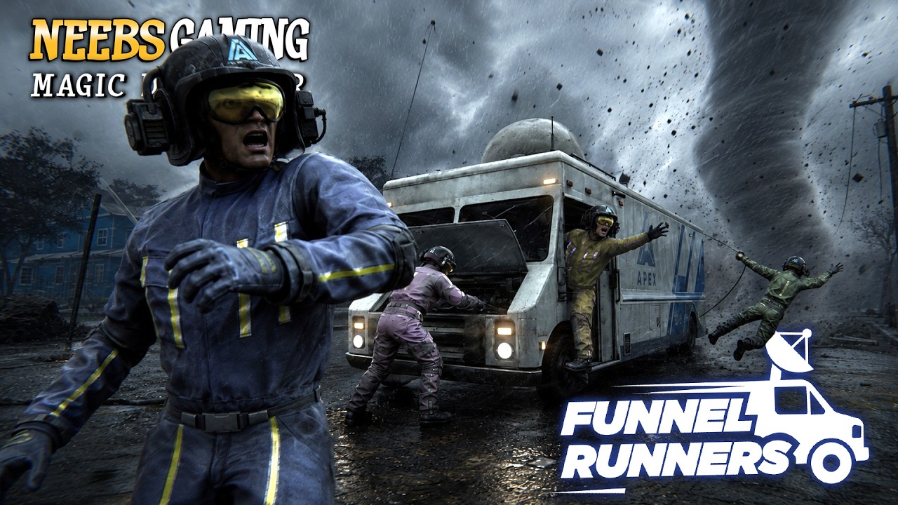 There's a TORNADO COMING!! - Funnel Runners - First Look!