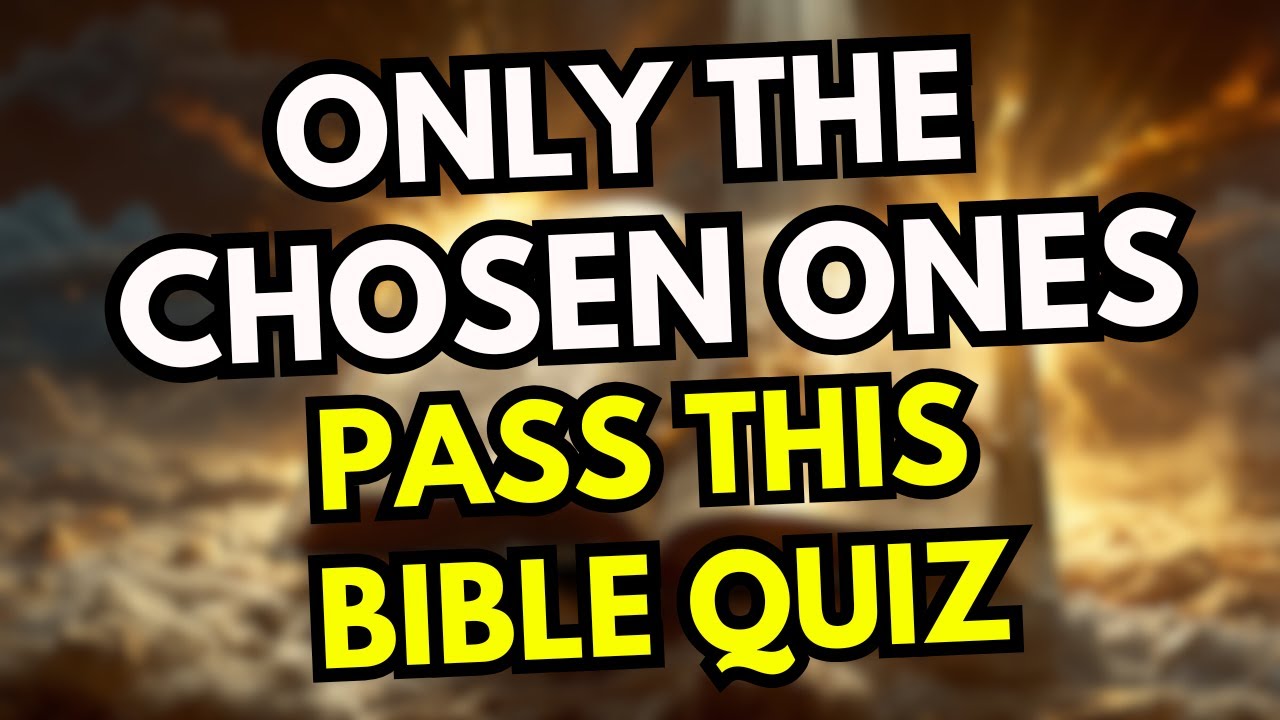 🚨 Impossible Bible Quiz! Only 1% Can Answer All 30 Questions
