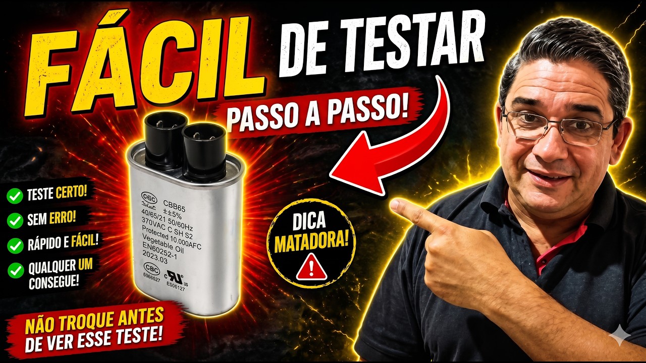 Como Testar Capacitor de Microondas