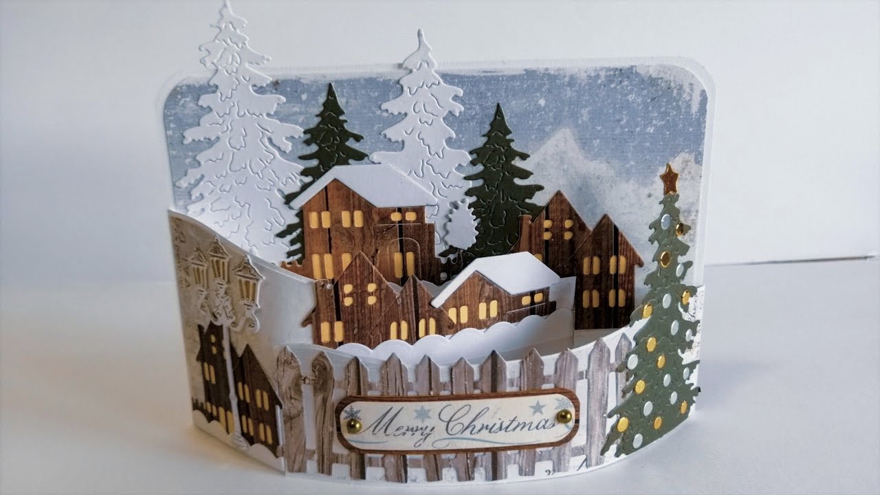 TARJETA DIORAMA NAVIDEÑA (CON SATWA) | LLUNA NOVA SCRAP