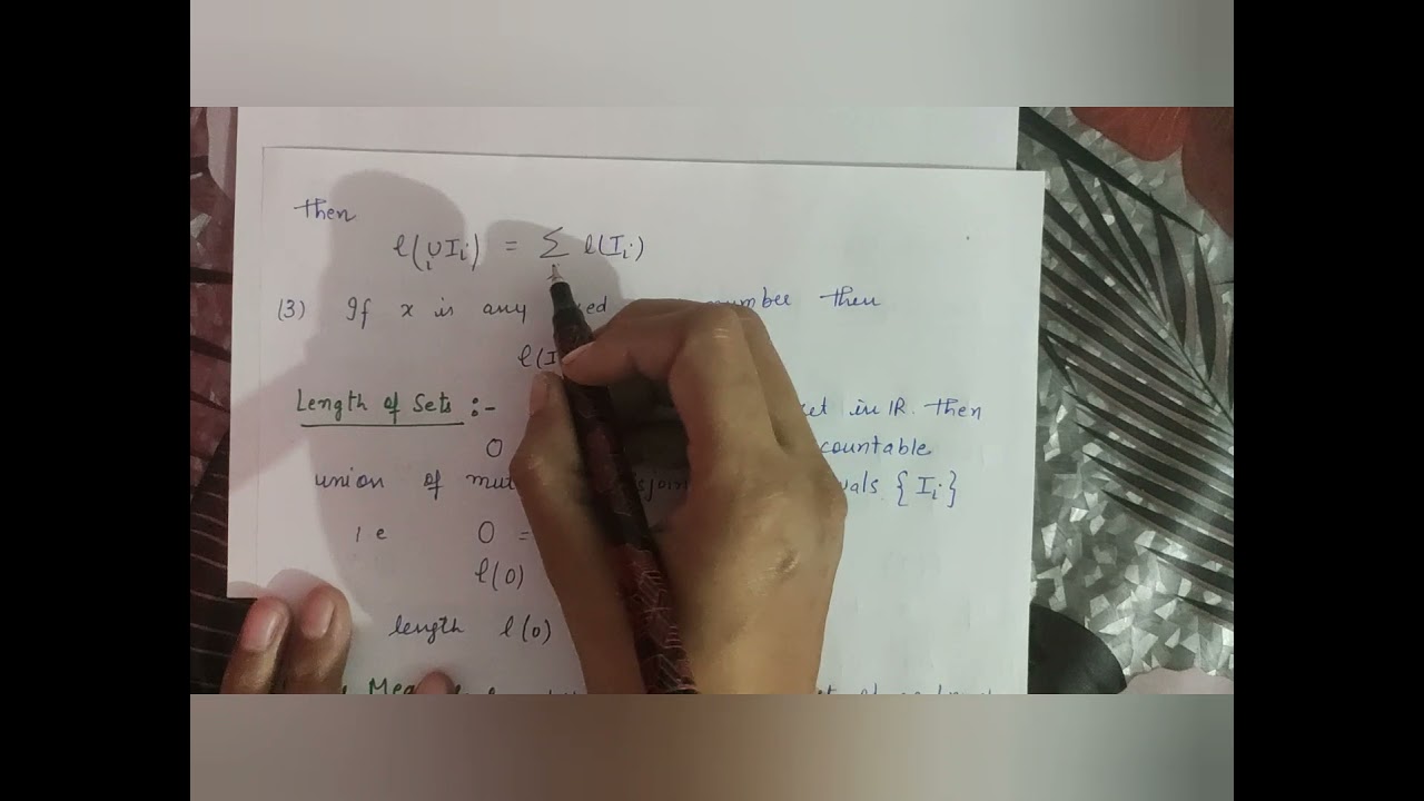 M.SC|| REAL ANALYSIS|| SEM II | MEASURE THEORY||