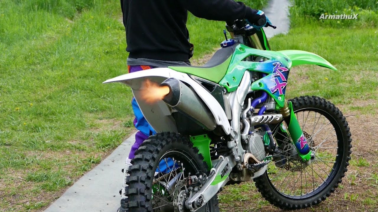 Kawasaki KX450F - Coldstart Warm up & Soundcheck
