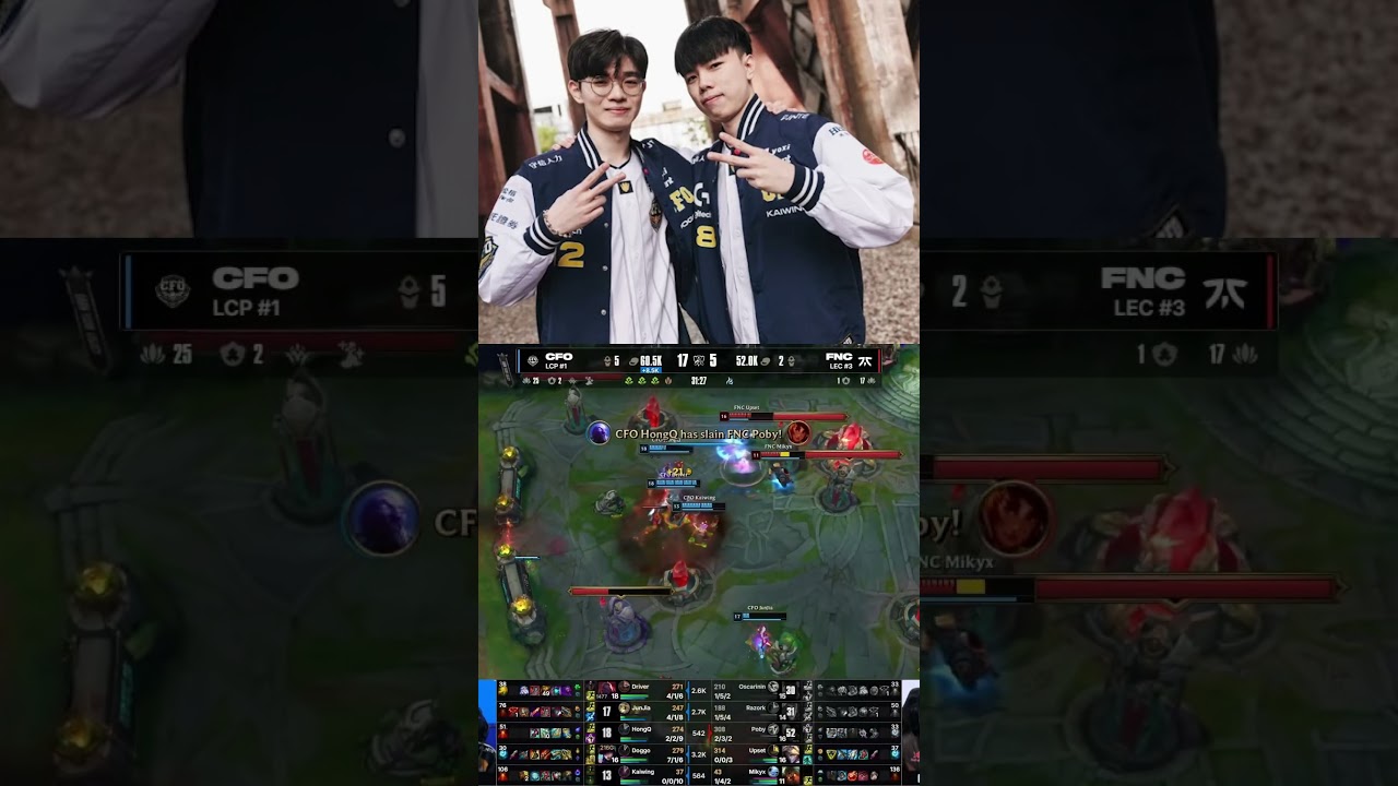 CFO vs FNC win for CFO 2025 Worlds &bull; Swiss Stage #leagueoflegends #riotgames #lec #lcp #leagueclips