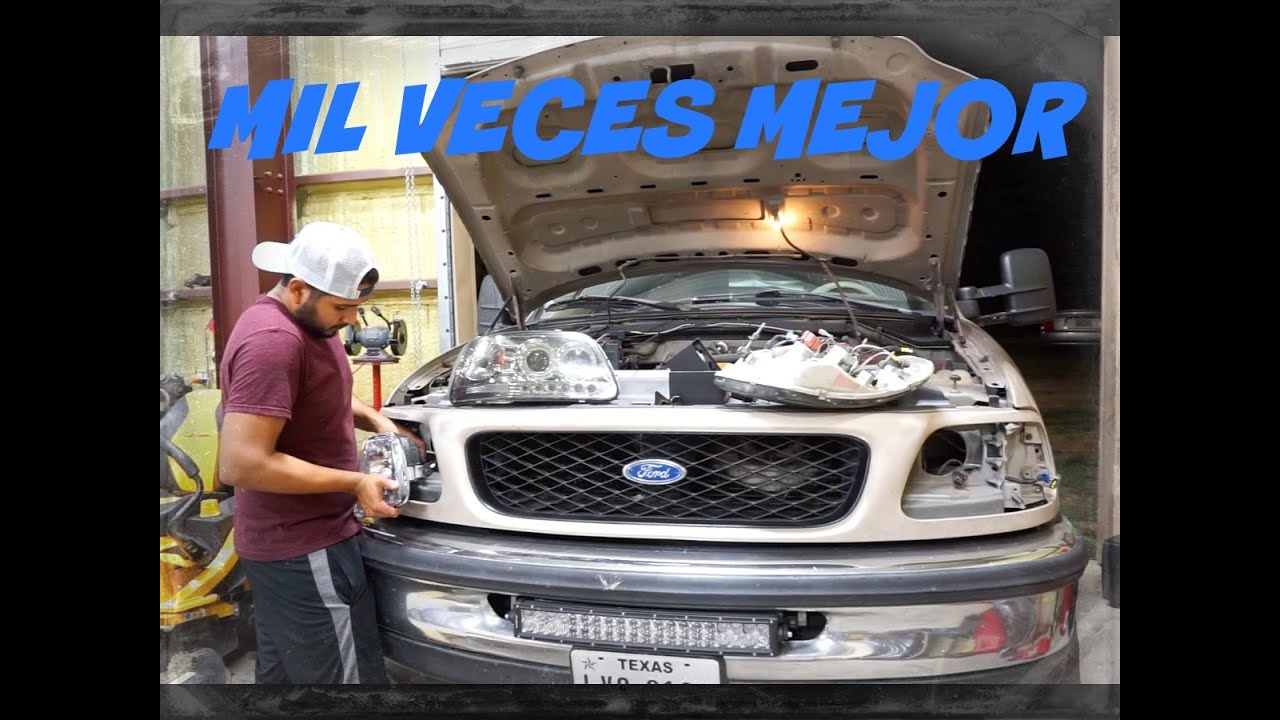 NUEVOS FAROS MODERNOS PARA MI F150|JARED NICOLAS|GASGO AUTO REPAIR