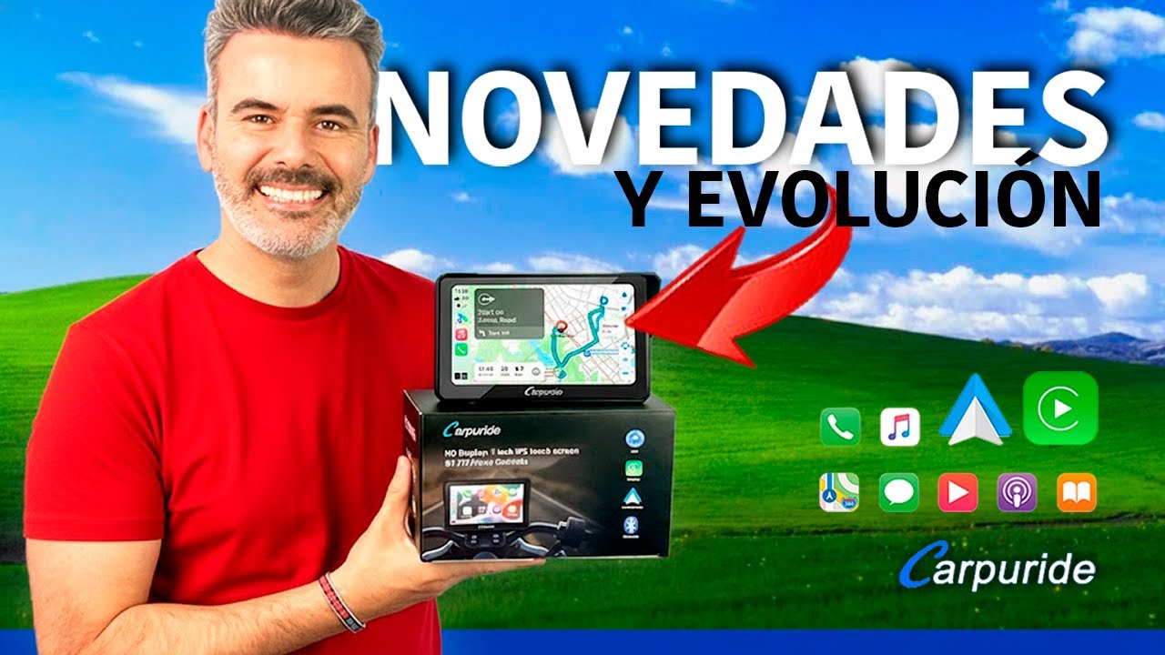 CAMBIOS 2026: Novedades de Tablet GPS CARPURIDE para Moto | CarPlay y Android Auto (Carpuray)
