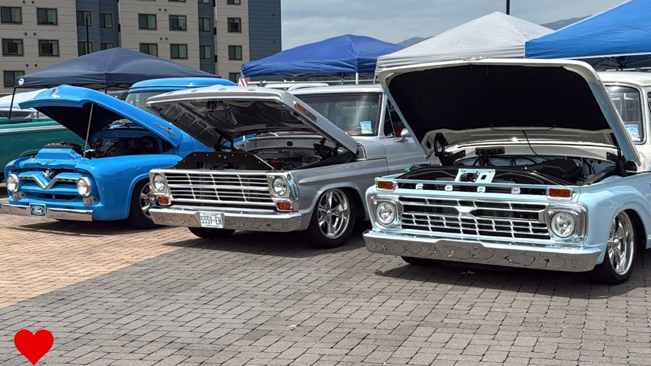 FORD F-100 GRAND NATIONALS, Pigeon Forge, TN - A Great Day Full Of Ford Trucks