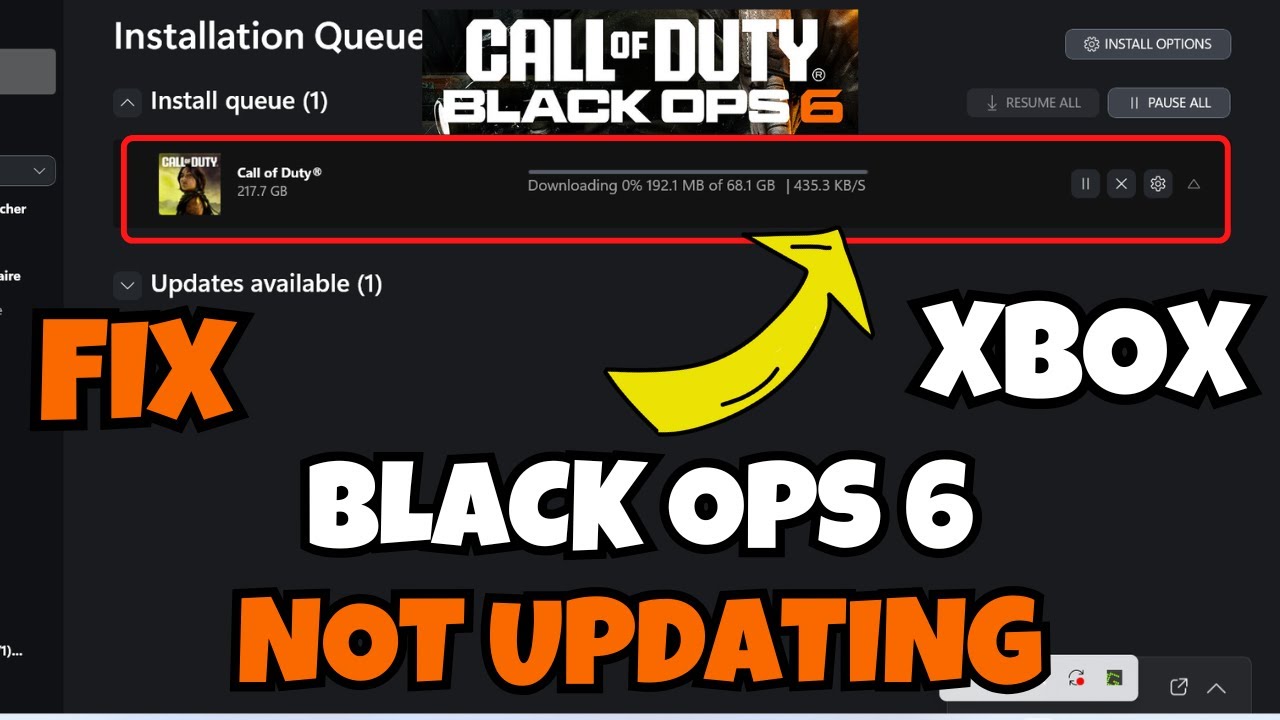 Black Ops 6 not updating on Xbox fix