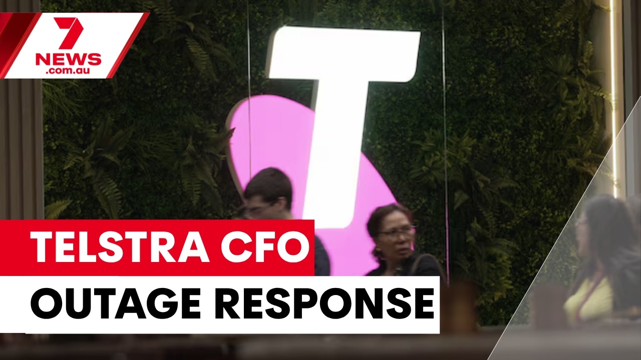 Telstra CFO speaks after nationwide outage | 7NEWS