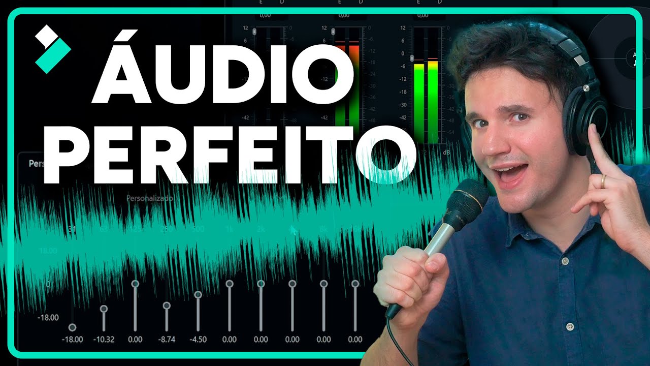 Aprenda a GRAVAR e TRATAR ÁUDIO com QUALIDADE PROFISSIONAL | Wondershare Filmora