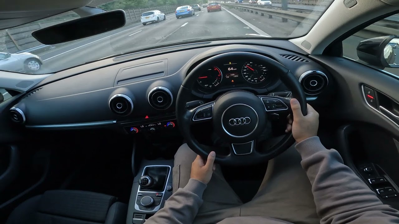 2016 Audi A3 Sportback 1.6 TDI 4K POV - Motorway Drive
