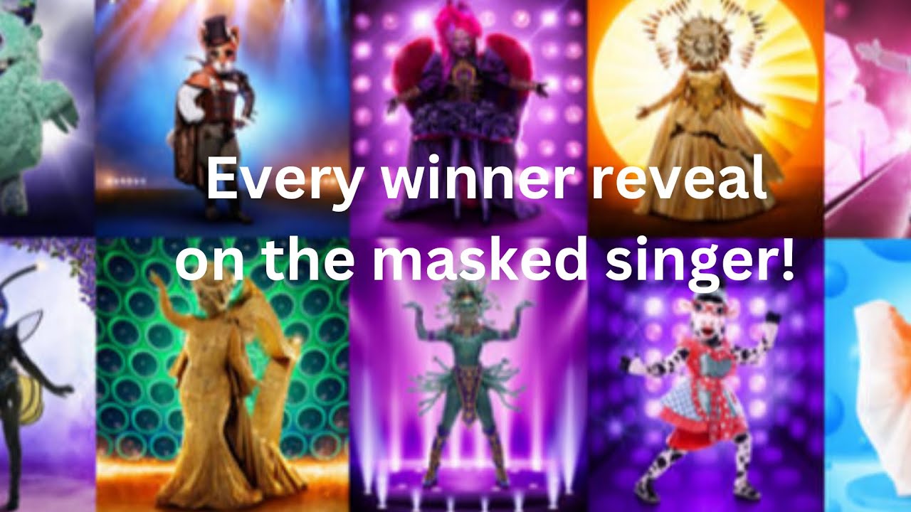 every winner reveals on  the masked singer!