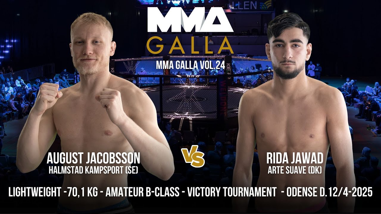 August Jacobsson (Halmstad Kampsport (Se)) Vs. Rida Jawad (Arte Suave(Dk))