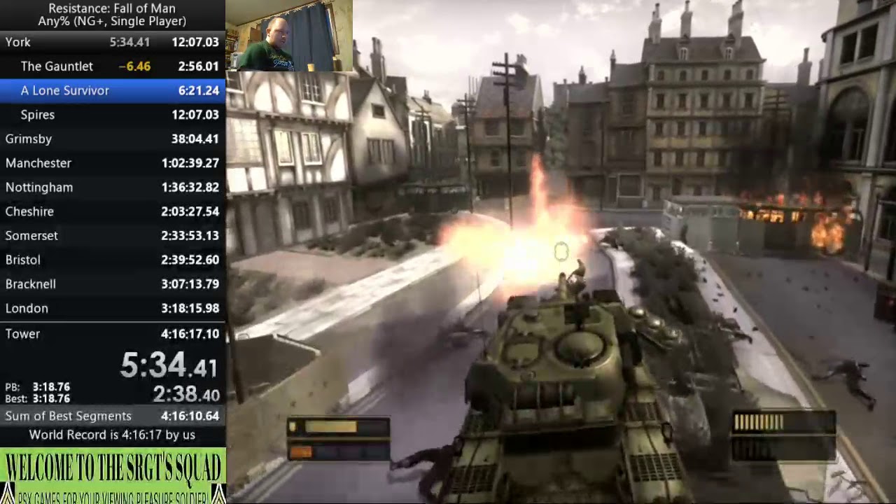 Resistance: Fall of Man - Any% (Superhuman, NG+) - 6/17/18 - 3:17:41 (OLD WR)