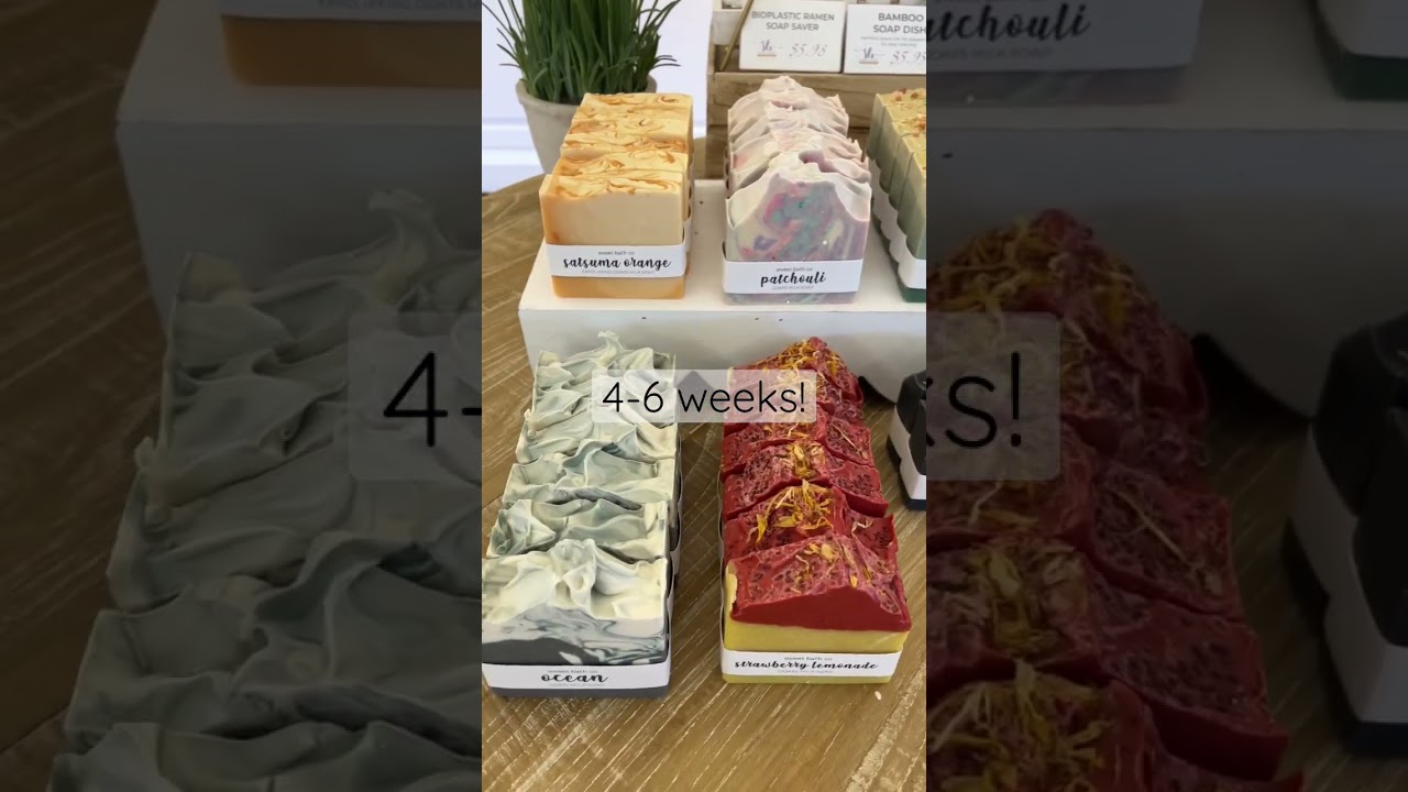 How long does it take for cold process soap to cure? #smallbusinessmaker