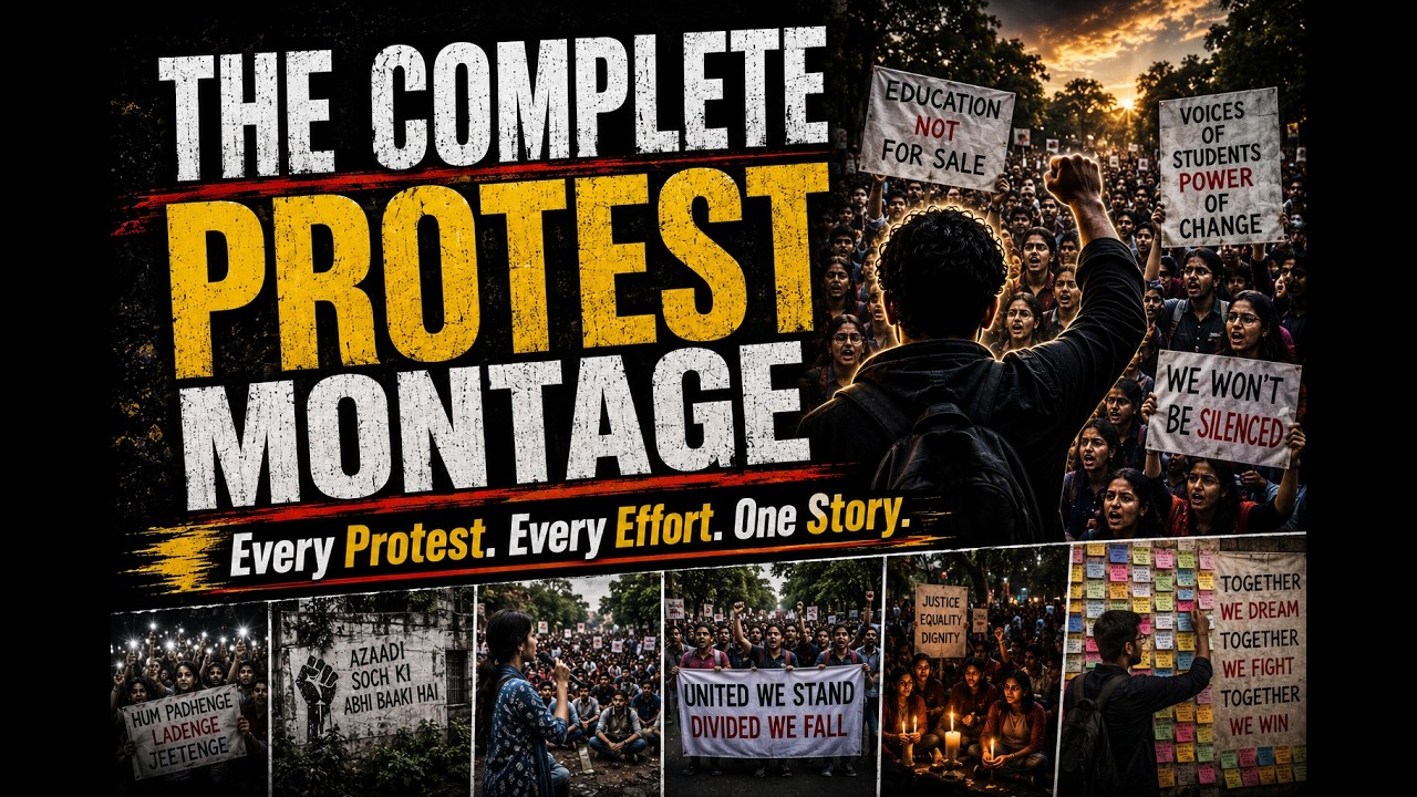 The Complete STUDENT Protest | Video Montage - Every Protest, Every Effort, One Story