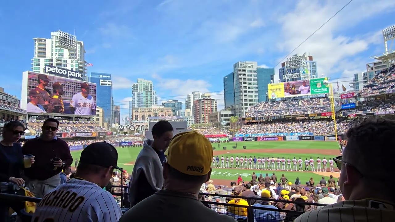 San Diego Padres Opening Day Ceremony 2025